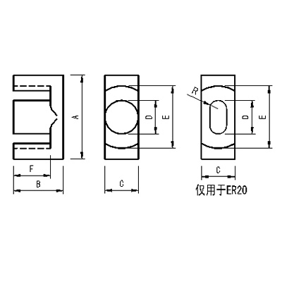 ER功率磁芯