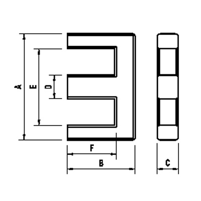 EE、EEL、EF型高導(dǎo)磁芯
